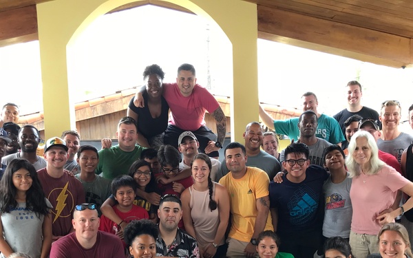 VP-45 Visits Love and Hope Orphanage