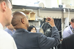 U.S. Naval And Army Research Laboratories Foster Collaboration through Lab Visit