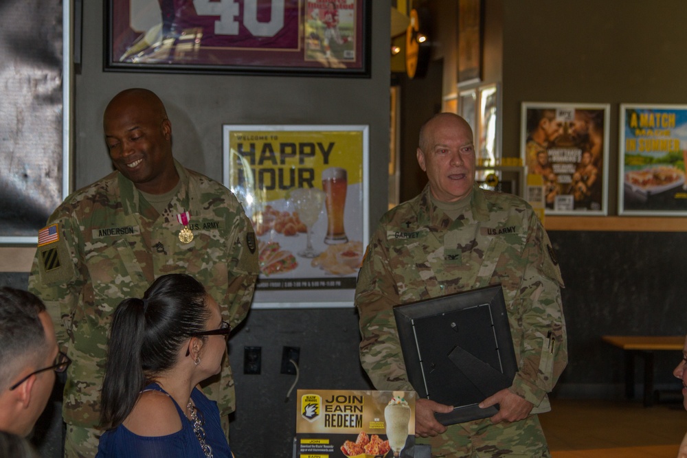 SFC Anderson's Retirement Lunch