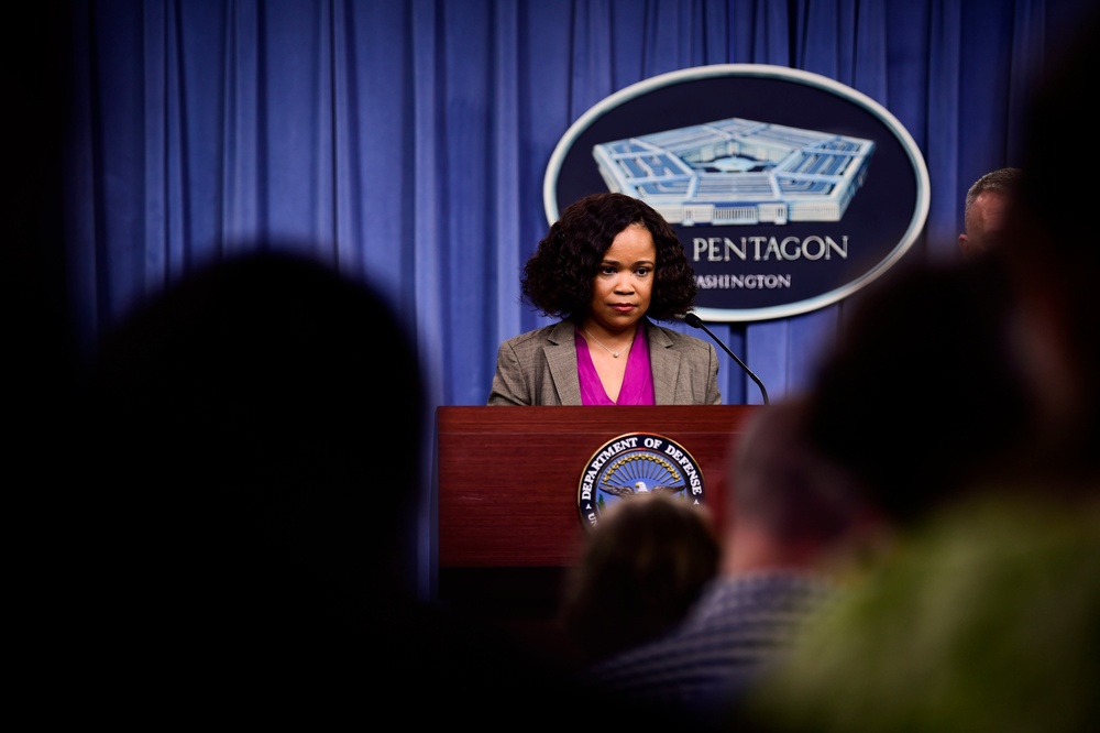 Pentagon Spokeswoman press brief