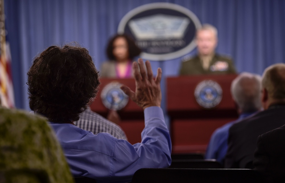 Pentagon Spokeswoman press brief