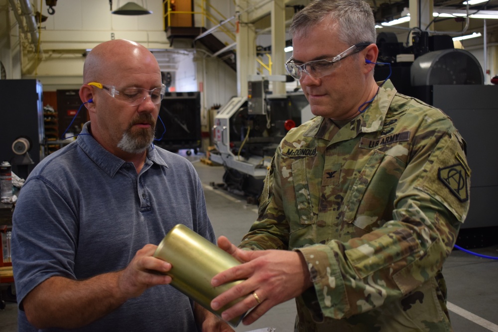 Crane Army Demonstrates Production Capabilities to U.S. Army Partner