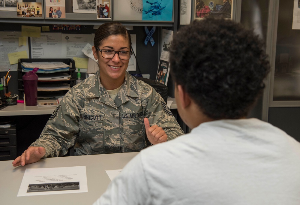 345th Recruiting Squadron tasked with finding the best for growing Air Force