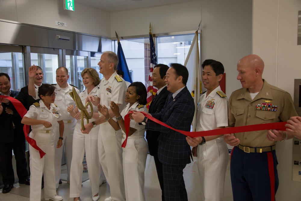 Robert M. Casey Naval Family Health Clinic Iwakuni staff celebrate grand opening