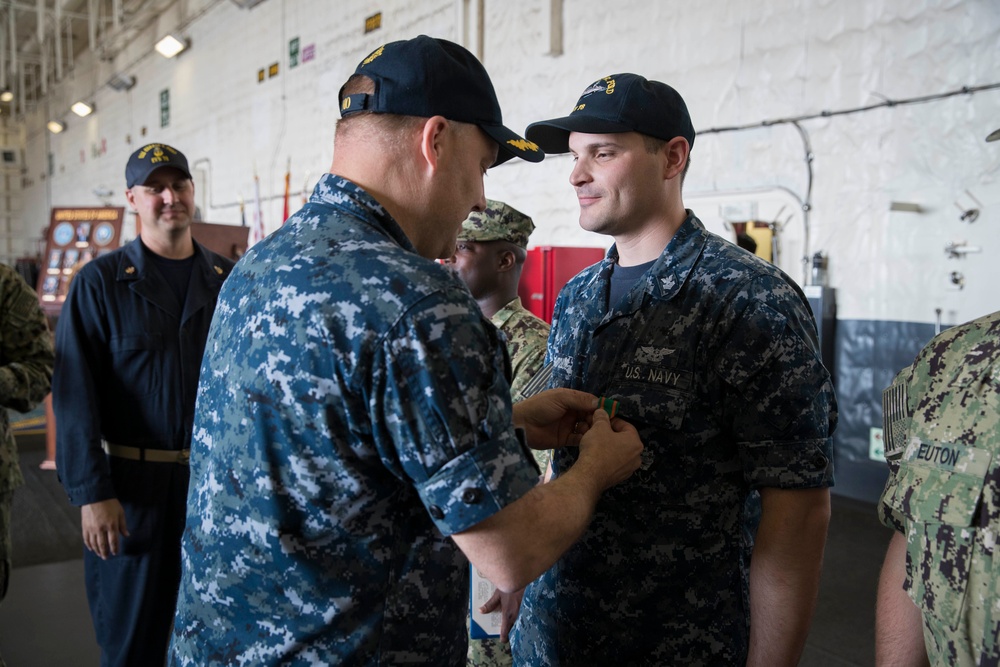 USS Gerald R. Ford AIMD Awards and Quarters