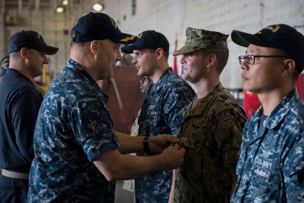 USS Gerald R. Ford AIMD Awards and Quarters