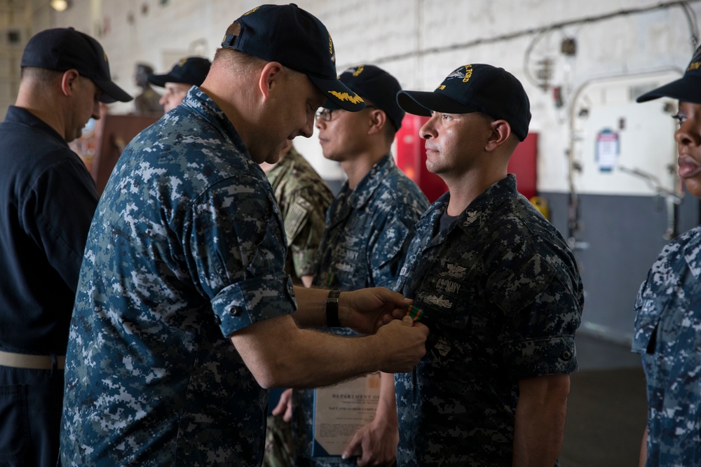 USS Gerald R. Ford AIMD Awards and Quarters