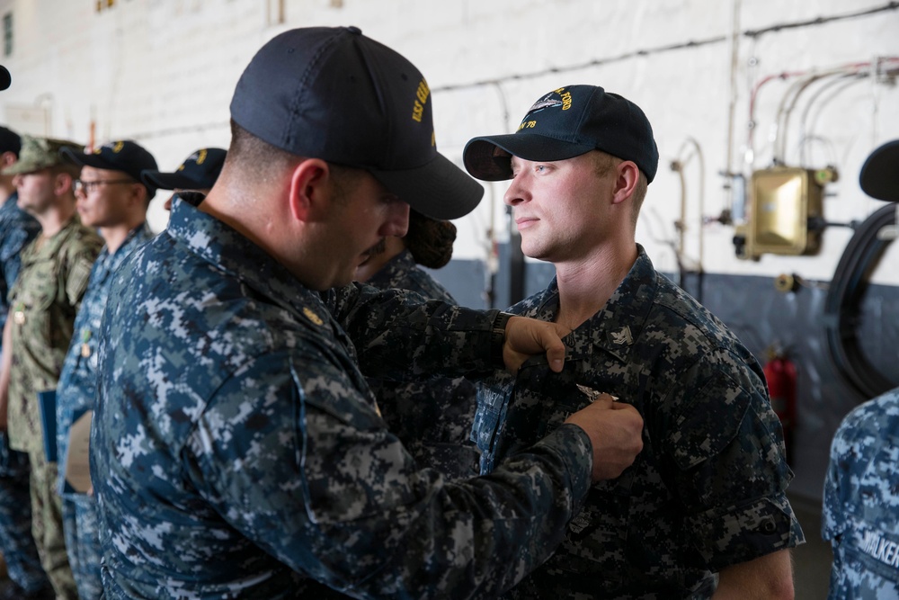 USS Gerald R. Ford AIMD Awards and Quarters