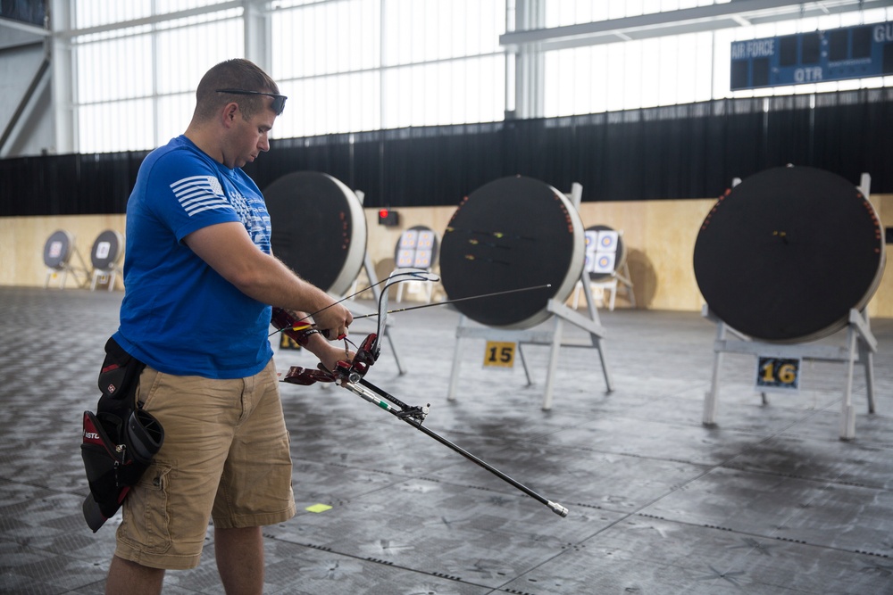 2018 Warrior Games Archery Practice