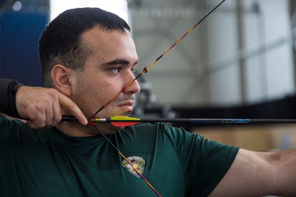 2018 Warrior Games Archery Practice