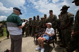 Marines on Parris Island, S.C. honor Chosin Reservoir survivor
