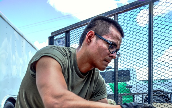 Texas Guard Keep Presidio CBP Rolling