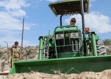 National Guard Get Dirty for Del Rio CBP