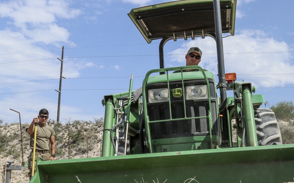 National Guard Get Dirty for Del Rio CBP
