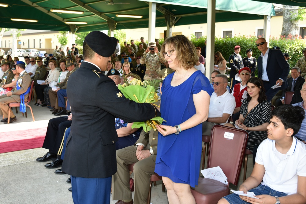 Italian Base Command Change of Responsibility, Vicenza, Italy, May 31, 2018.