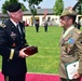 Retirement Ceremony in honor of Command Sergeant Major Antonio Quaglia, Vicenza, Italy.