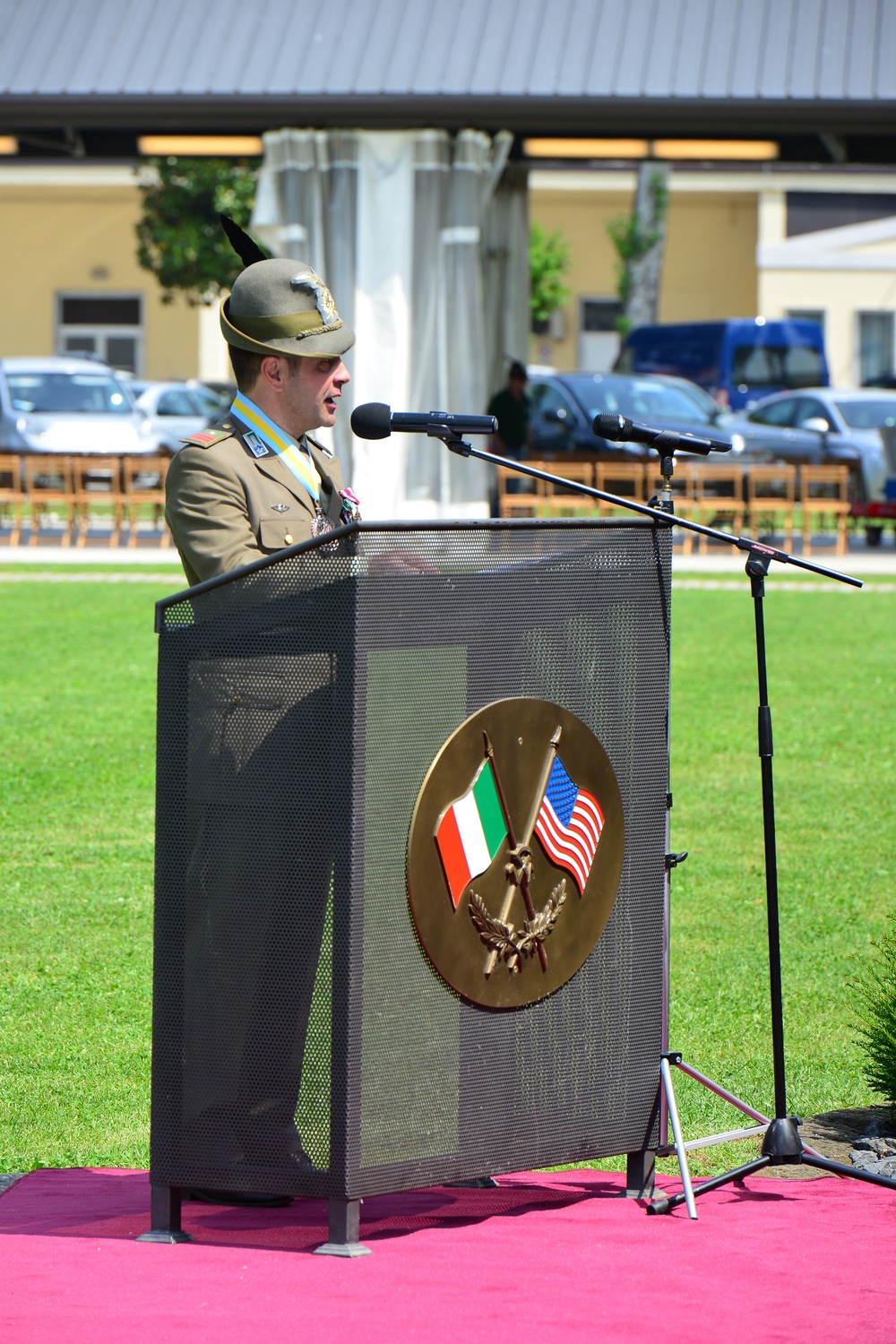 Retirement Ceremony in honor of Command Sergeant Major Antonio Quaglia, Vicenza, Italy.