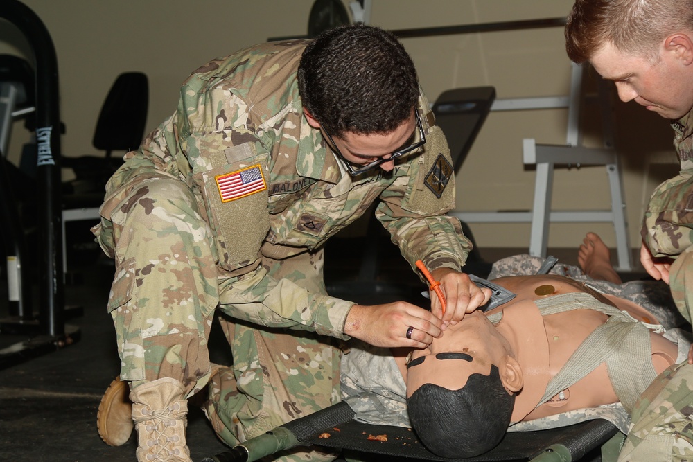 Combat lifesaver course