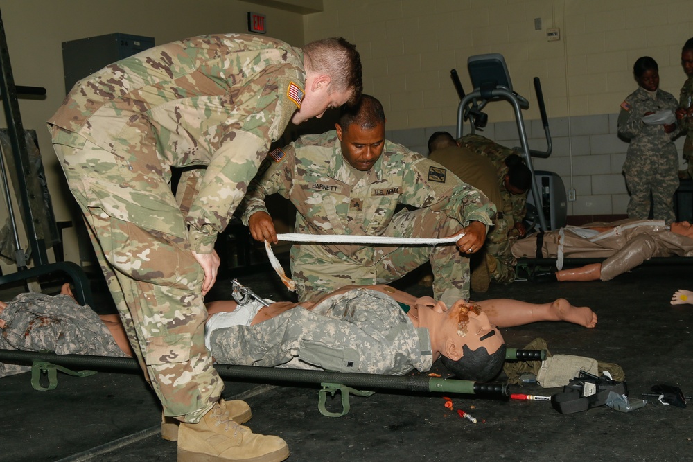 Combat lifesaver course