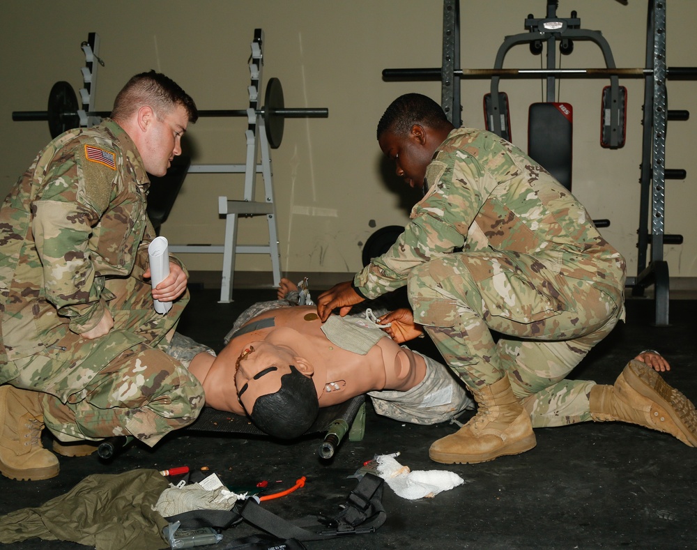 Combat lifesaver course