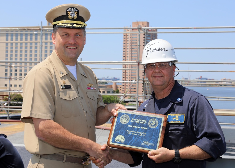 Bataan Earns SECNAV Energy Award