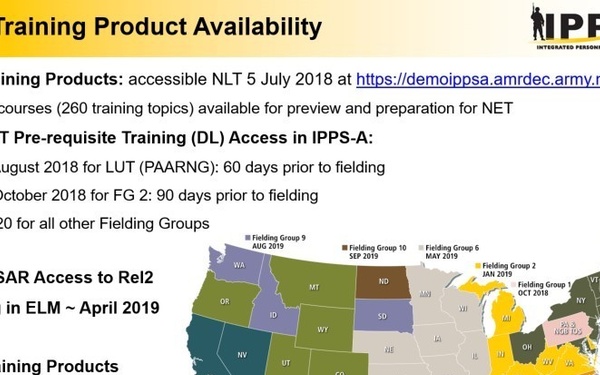 IPPS-A Training Product Availability