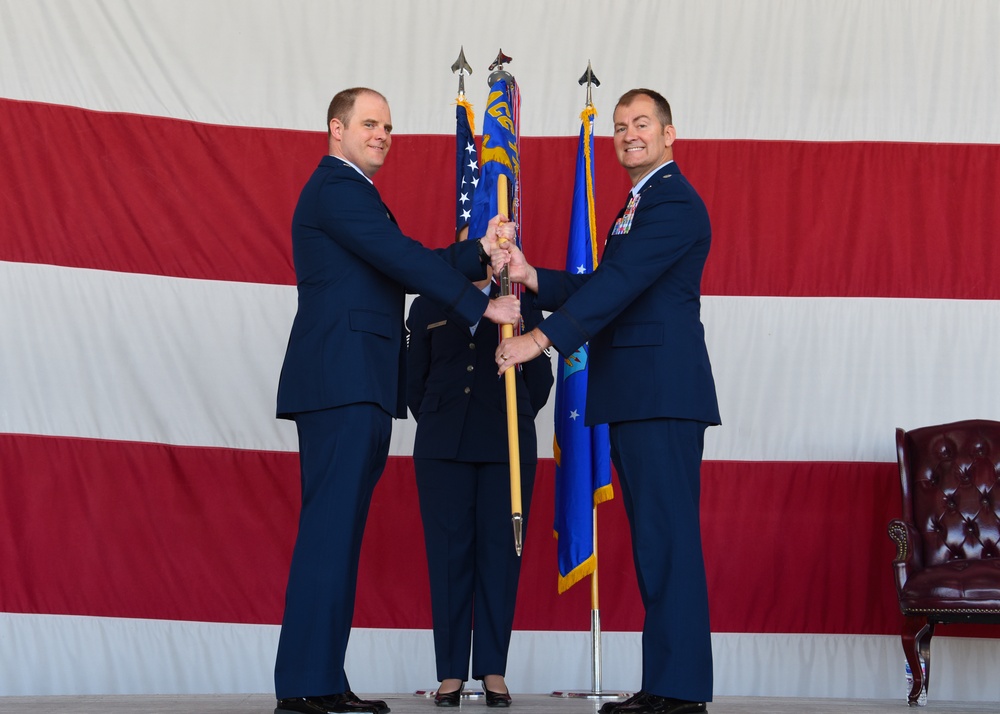 Det 9 ACC TRSS Assumption of Command ceremony