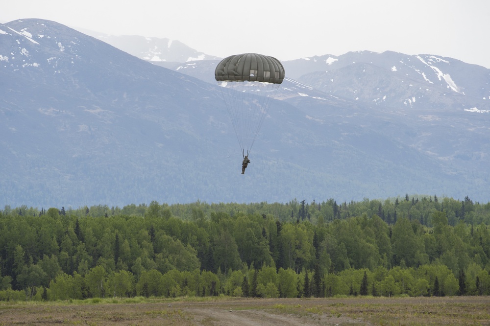 Airmen, Soldiers and Guardsmen conduct airborne training at JBER