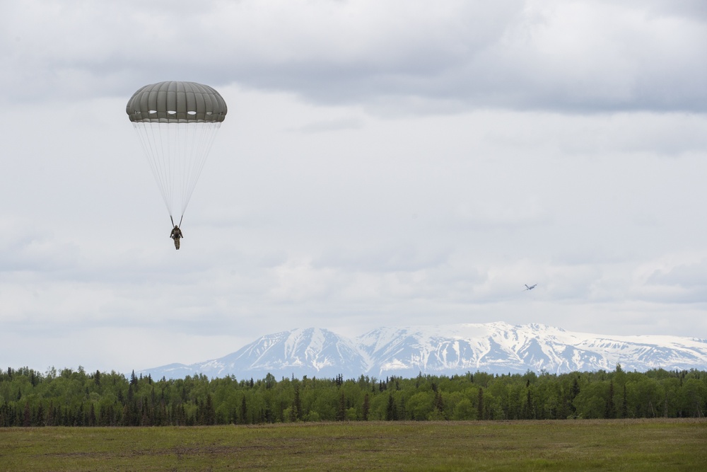 Airmen, Soldiers and Guardsmen conduct airborne training at JBER