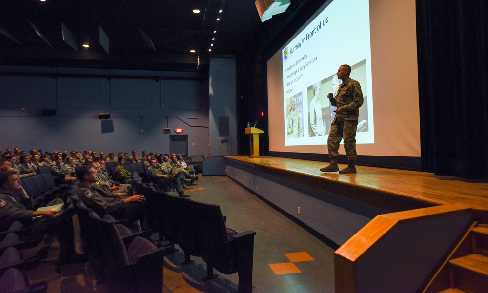 355th Fighter Wing Commander hosts final all call