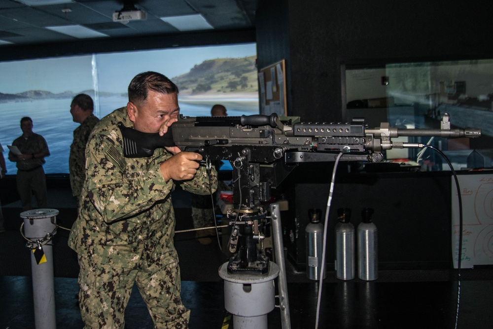 Rear Adm. Russell Allen Visits Coastal Riverine Group ONE