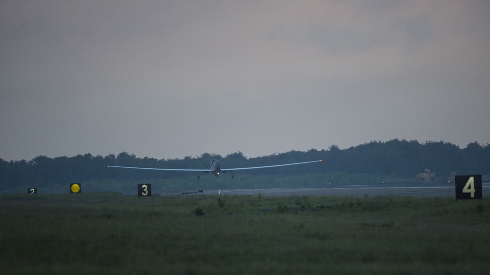 RQ-4 arrives at Misawa Air Base