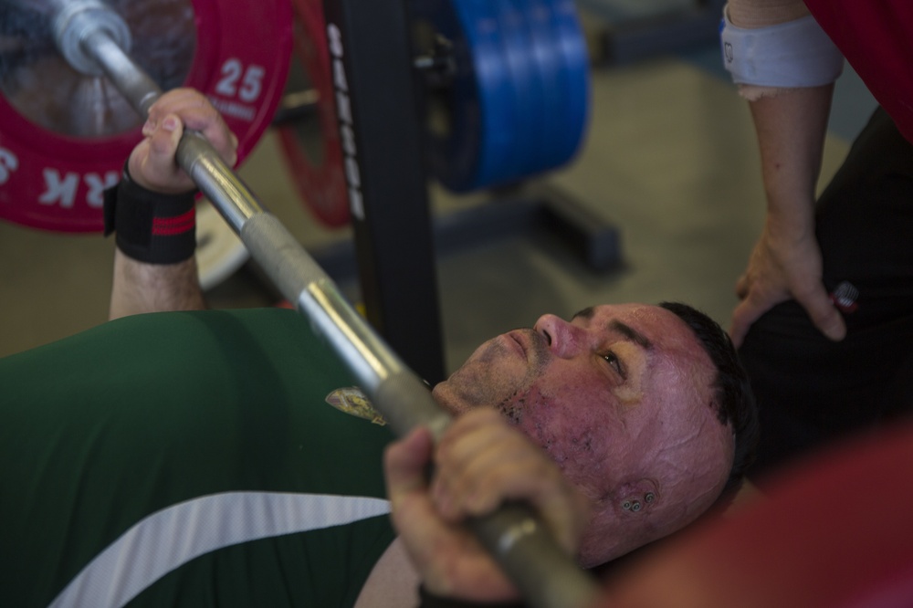 2018 Warrior Games Powerlifting Practice