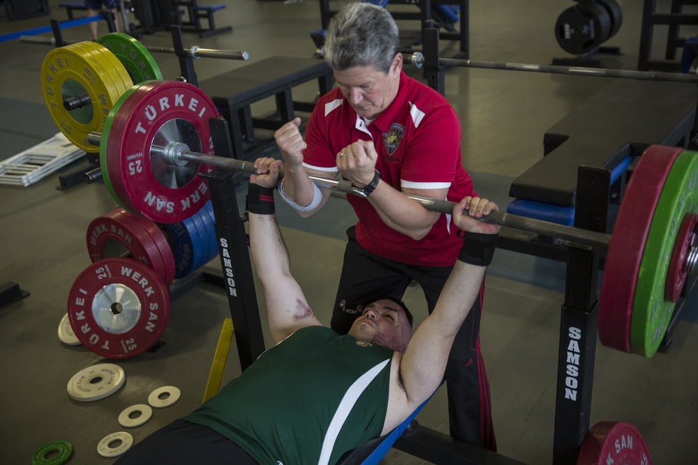 2018 Warrior Games Powerlifting Practice