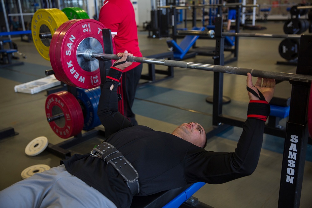 2018 Warrior Games Powerlifting Practice