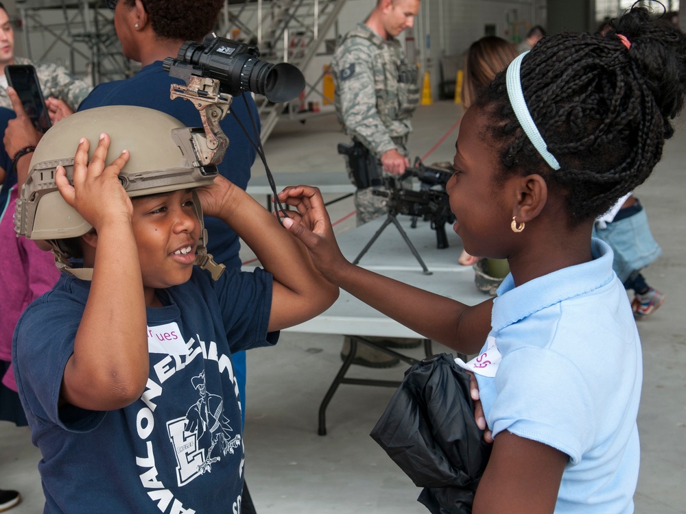 121 ARW hosts local area students