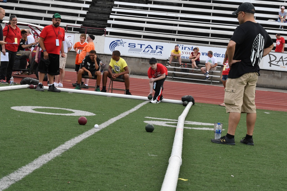 W.Va. Army, Air Guard volunteer with Special Olympics West Virginia