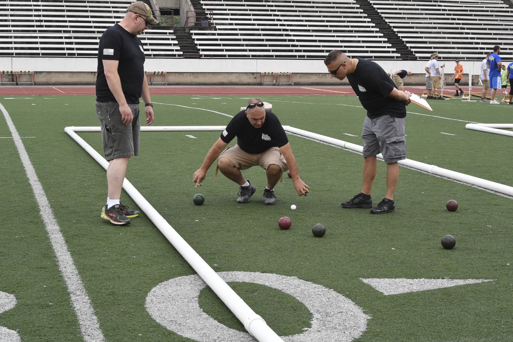 W.Va. Army, Air Guard volunteer with Special Olympics West Virginia