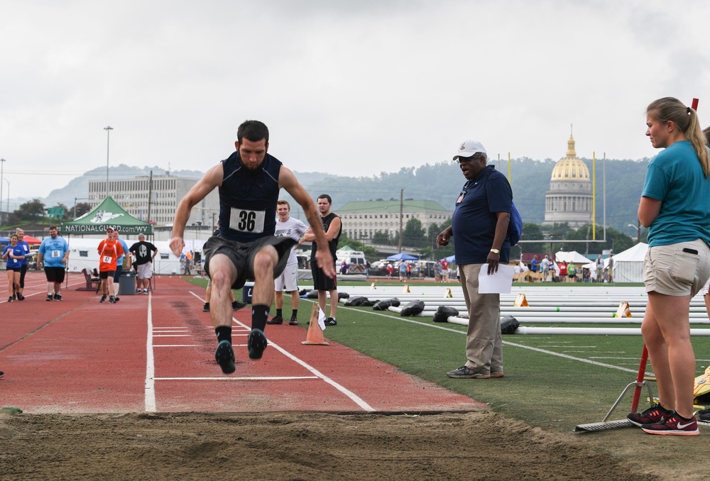 W.Va. Army, Air Guard volunteer with Special Olympics West Virginia