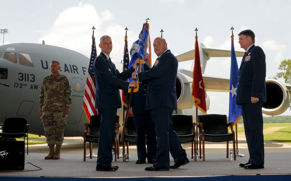 172d Airlift Wing Change of Command