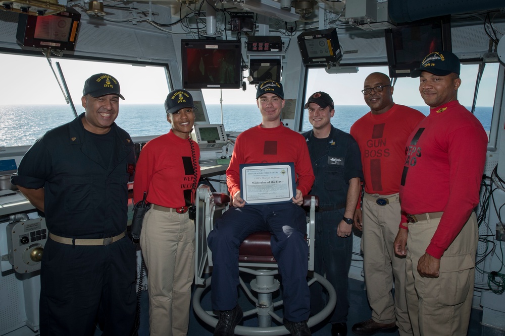 USS Gerald R. Ford Wolverine of the Day