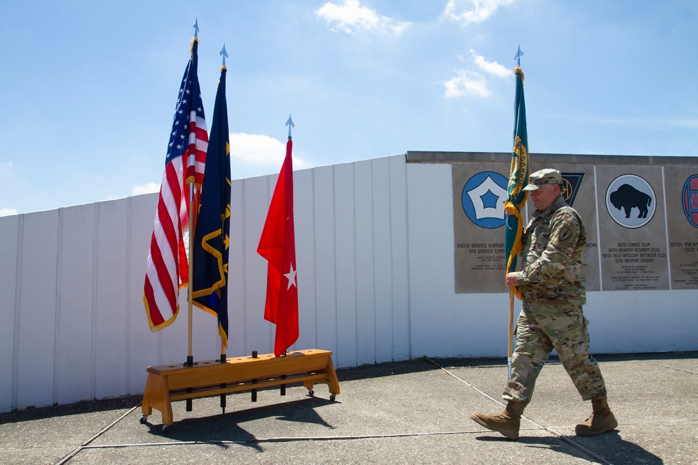 Camp Atterbury Change of Command Cermony