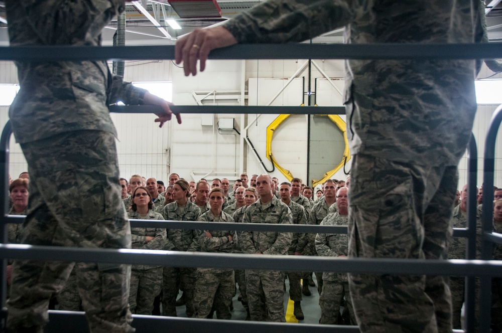 Air National Guard Director Visits the 128th Air Refueling Wing