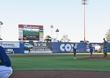 Las Vegas 51s show appreciation for U.S. Armed Forces during Military Appreciation Night