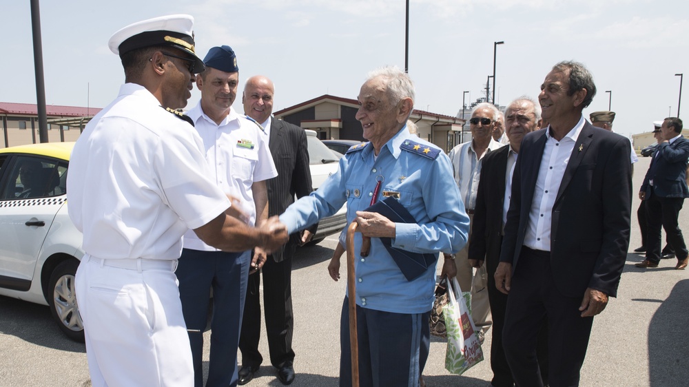 99-Year-Old Romanian WWII Vet Visits NSF Deveselu