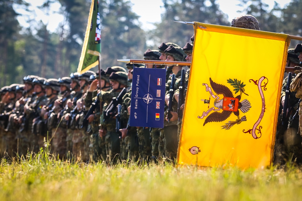 Battle Group Poland Opening Ceremony to Saber Strike 18