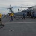 Sailors conduct flight operations aboard USNS Mercy
