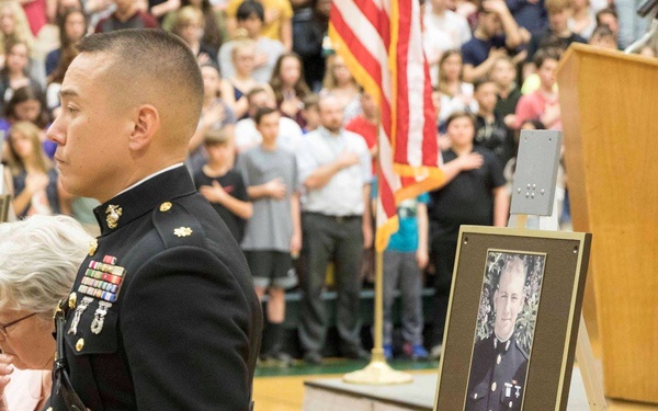 RS Springfield Marines and gold star families honor fallen heroes