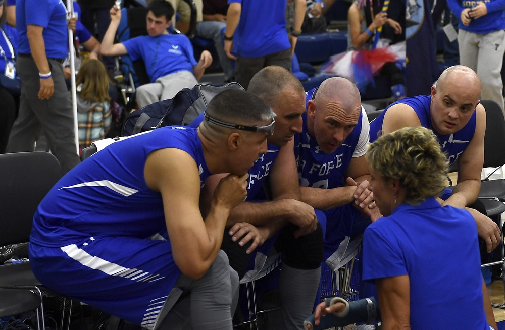 2018 DoD Warrior Games Air Force Sitting Volleyball
