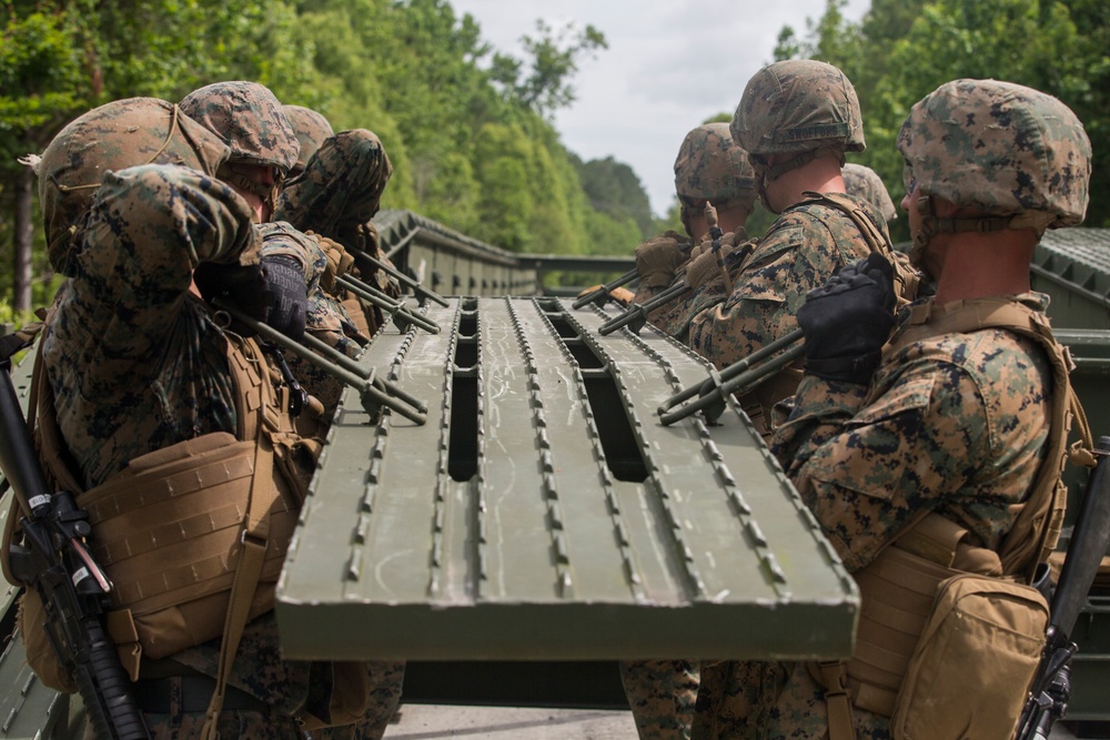 8th ESB Bridge Building Drill